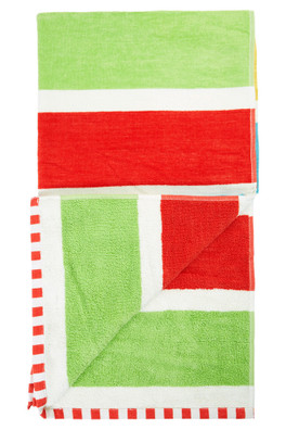 Kids 100% Organic Cotton Lagoon Towel - Rainbow Bright
