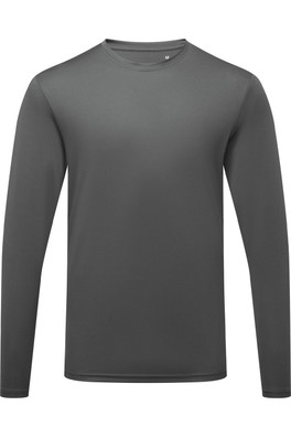 Performance Mens Long Sleeve T-Shirt - Charcoal