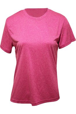 Melange Womens T-Shirt - Pink Melange