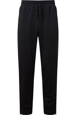 Spun Dyed Womens Jogging Bottoms - Black