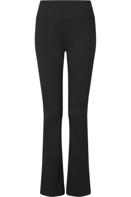 Flared Womens Leggings - Black
