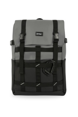 Explorer Deluxe 27L Water Resistant Backpack - Dark Grey-Black