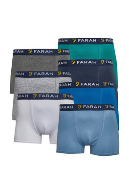 7 Pack Mens Cotton Breathable Boxers  Chander - Multi