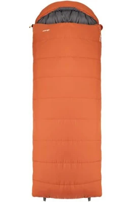 Stellar Single Sleeping Bag Harissa - Orange/Grey