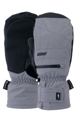 Wayback GTX Short Mens Mitten Snow Glove - Stone