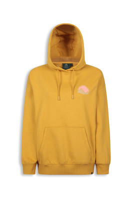 EMS Printed Womens Relaxed Fit Hoodie - Pale Yellow