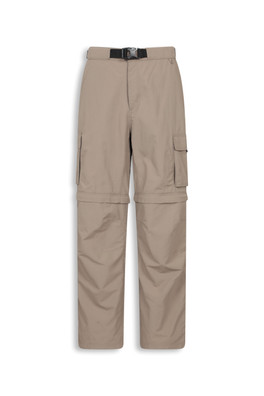 EMS Camp Cargo Mens Zip-Off Pants - Short Length - Beige