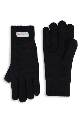 EMS Womens Thinsulate Fleece Lined Knitted Glove - Black