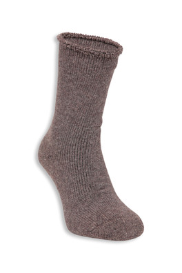 EMS Mens Merino Thermal Quarter Length Socks - Brown