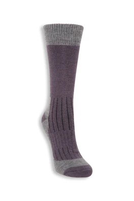 EMS Explorer Womens Merino Thermal Mid-Calf Socks - Purple