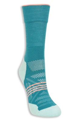 EMS Womens Lightweight Merino Mid-Calf Socks - Teal