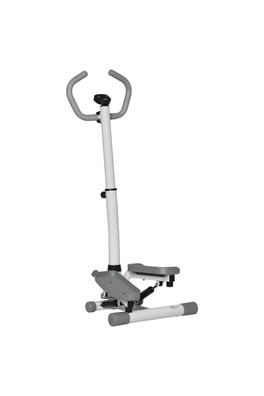 Adjustable Twist Stepper for Home Gym - White and Grey