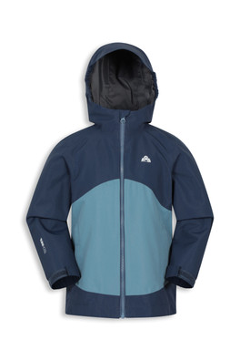 EMS Veste imperméable bicolore Whirlwind pour enfants - Bleu Marine