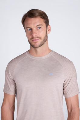 T-shirt IsoCool Homme EMS Nova - Blanc Cassé