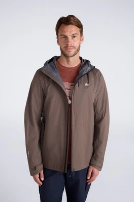 Weir Extreme 2.5 Layer Packable Waterproof Jacket - Marron Clair