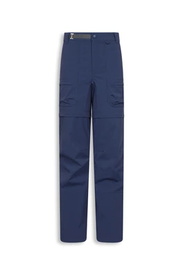 Pantalon zippé pour femmes Camp Cargo Ecoflex d’EMS - Bleu Marine