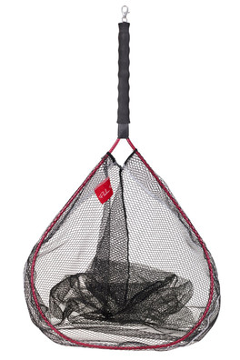 Maxximus Rubber Mesh Wading Net 50x60x65cm - Black/Red