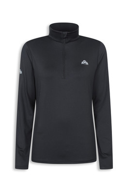 EMS Essence Peak Womens 1/4 Zip - Black