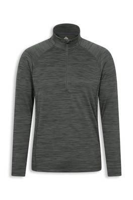 EMS Mens Atlas Grid 1/4 Zip - Dark Green