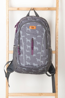 20L Walkers Backpack - Multi Dog Grey