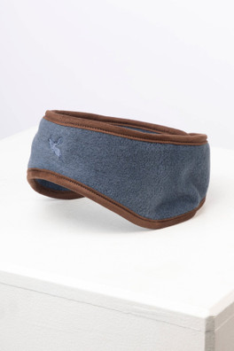 Huggate Womens Fleece Headband - Mid Navy