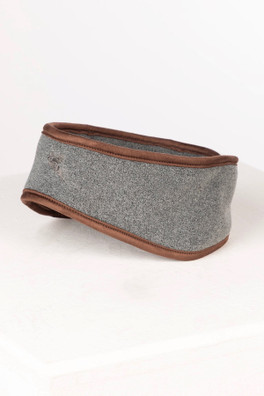 Huggate Womens Fleece Headband - Soft Grey