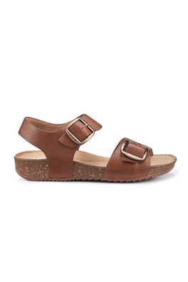 Tourist II Women's Regular Fit Leather Sandal - Rich Tan
