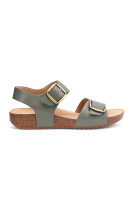 Tourist II Women's Regular Fit Leather Sandal - Khaki