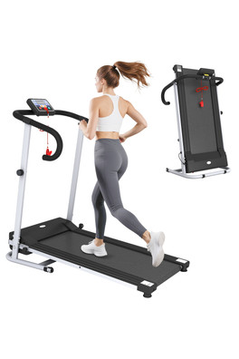 1.25HP Motorised Electric Folding Treadmill - Grey