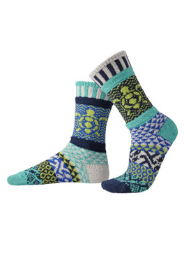 Save the Turtles Ocean Crew Mismatch Unisex Socks - Ocean