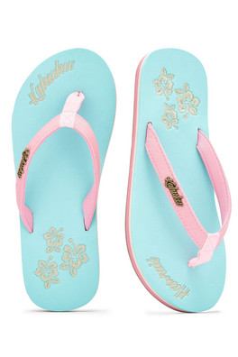 Slippahs Womens Flip-Flops - Hibiscus