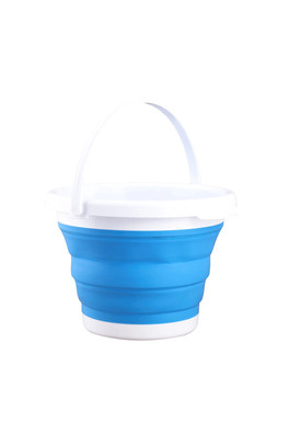 Collapsible Bucket 5ltr - White Blue