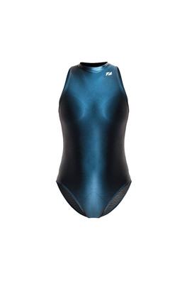 OWS Ti+ Thermal High Neck Women's Swim Costume - Deep Sea