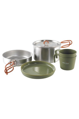 Moss 2 Cook Set - Silver/Green