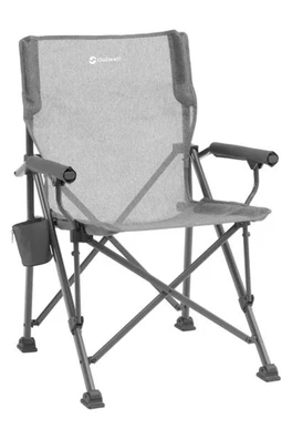 Folding Furniture Ripple Camping Chair - Blue/Grey