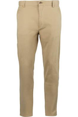 Mens Plain Trousers - Beige