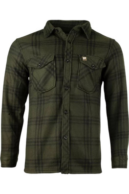 Mens Checked Shirt - Green