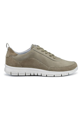 Gravity II Women's Wide Fit Suede/Nubuck Trainer - Moss
