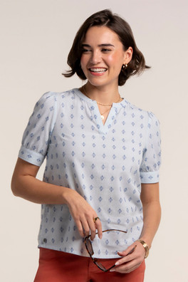Kim Womens Blouse - Blue