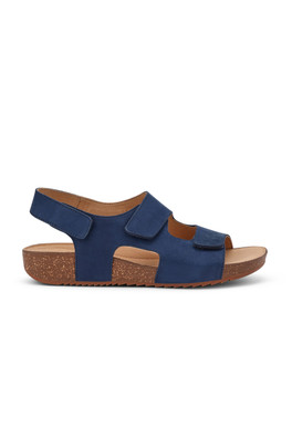Explore Women's Wide Fit Nubuck Sandal - Navy