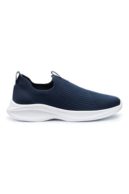 Motive Women's Regular Fit Knitted Trainer - Navy