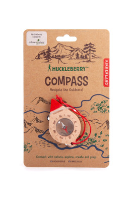 Huckleberry Navigation Compass for Kids - Brown
