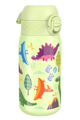 Leak Proof Bottle Stainless Steel 400ml (13oz) - Dinosaurs