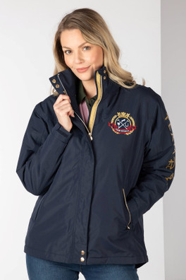 Haxby Womens Emblem Jacket - Dark Navy