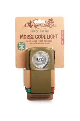 Huckleberry Morse Code Flash Light - Green