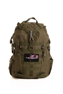 Everyday Water-Resistant Backpack 25L - Jungle Green Crimson Bear