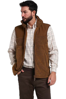 Mens Gilet - Camel