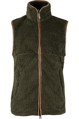 Countryman Mens Fleece Gilet - Dark Olive