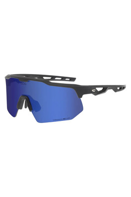 Loki UV400 Photochromic Mirror Cycling Sunglasses - Black