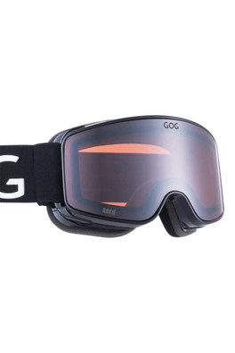 Unisex Roxie UV400 Anti-Fog Mirror Ski Goggles - Black